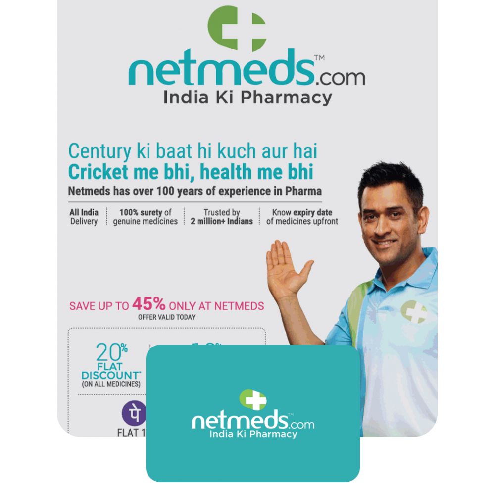 Netmeds INR 1000